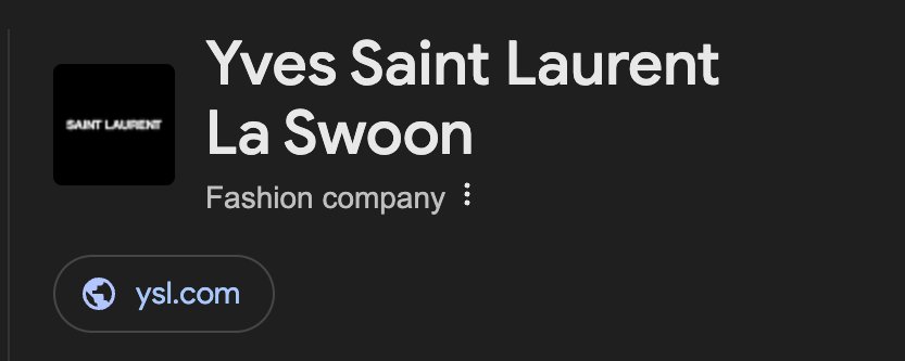 arpitbhatia17's tweet photo. @Jain_Nishtha9 believed this is @YSL 's full name. Good meme tho.

#IYKYK https://t.co/3T2Tvi6fiV