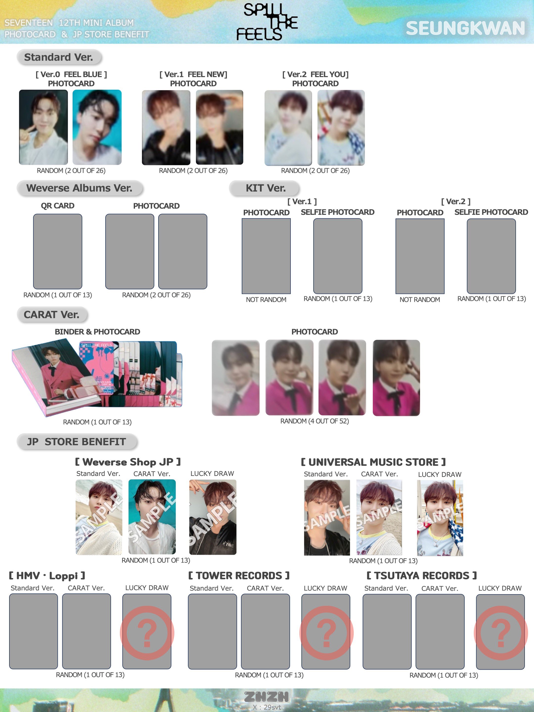 Seventeen セブチ　バーノン　サノク　attcca トレカ Seventeen セブチ バーノン サノク attcca トレカ SEVENTEEN