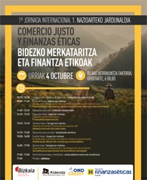 EquiMercado's tweet photo. !Save the date! El próximo 4 de octubre, el Bilbao Berrikuntza Faktoria de la Universidad de Mondragon será el escenario de las 1ª Jornadas Internacionales sobre Comercio Justo y Finanzas Éticas.  Organizado por @KidendaBI , @OikocreditEus  Euskadi y Asoc. Finanzas Éticas Euskadi https://t.co/sPipG2TH0u