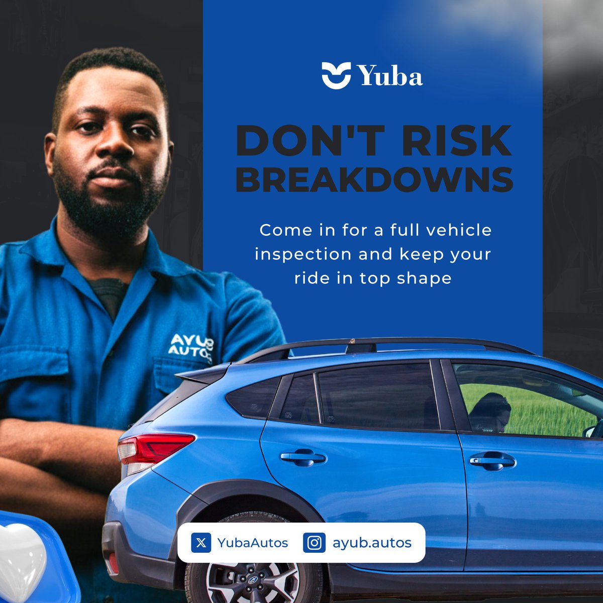YubaAutos's tweet photo. Don’t risk unexpected breakdowns!

 Bring your car in for a full vehicle inspection and keep your ride in top shape. Book your review with us today and drive with confidence! 🔧 

#carcare #preventivemaintenance #autorepair #carservice  #carmaintenance #carhealth #autoexperts https://t.co/XRTdSDyRJE