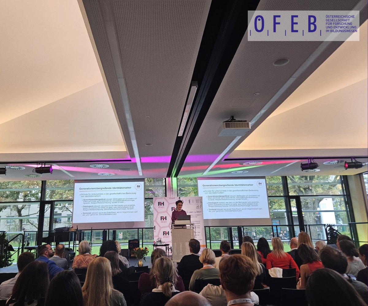 🗝️ Keynote von Barbara Herzog-Punzenberger:
Im  Rahmen ihrer heutigen Keynote hat Barbara Herzog-Punzenberger über das  Konzept der Critical Diversity Literacy und dessen Implikationen für das  Bildungssystem referiert. 📖
Weitere Informationen:
lnkd.in/esv3yaFV
#ÖFEB2024