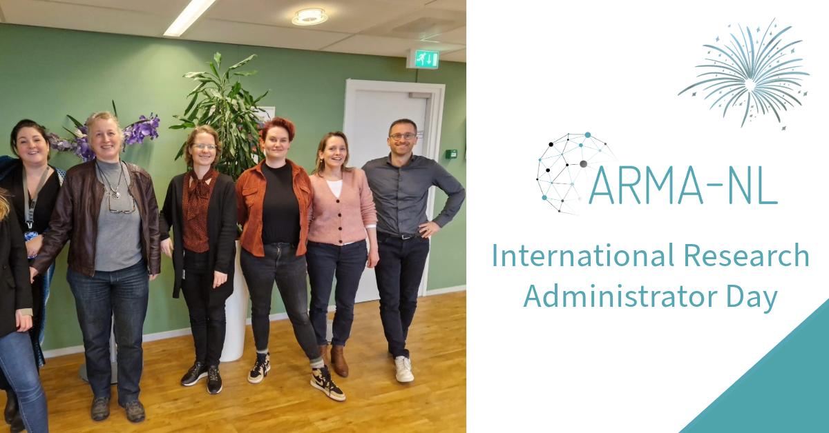 The board of <a href="/arma_nl/">ARMA-NL</a> wishes all research administrators and managers in the Netherlands a wonderful #InternationalResearchAdministratorDay ! 🥳 Your hard work is indispensible for making scientific research in the Netherlands a success!