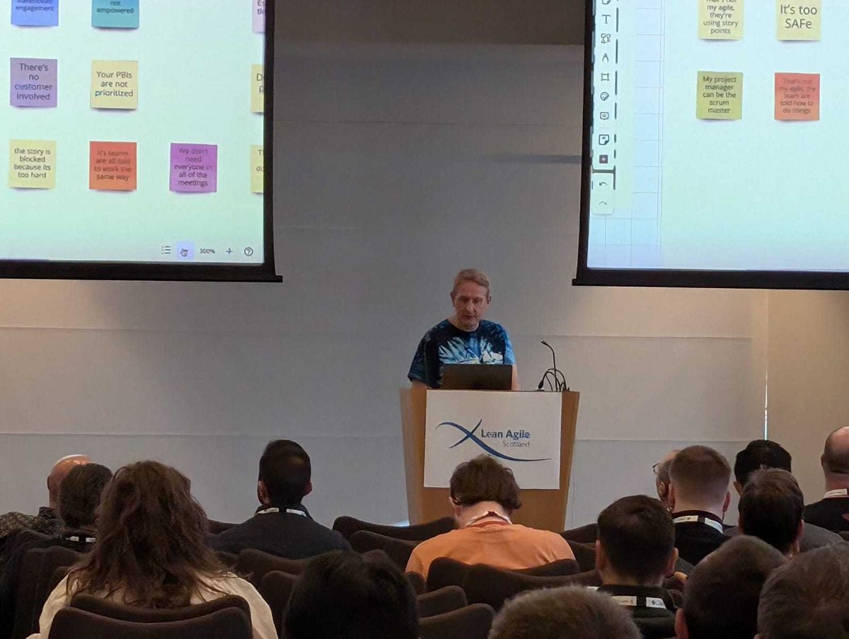 Lean Agile Scotland (@leanagilescot) on Twitter photo Karl Scotland is kicking off Day 1 of #LAScot with his keynote "That's not my agile!"
<a href="/kjscotland/">Karl Scotland</a> helps businesses become learning organisations, through outcome-oriented, continuous transformations and has been a vocal advocate of lean and agile approaches to achieve this. Karl Scotland is kicking off Day 1 of #LAScot with his keynote "That's not my agile!"
<a href="/kjscotland/">Karl Scotland</a> helps businesses become learning organisations, through outcome-oriented, continuous transformations and has been a vocal advocate of lean and agile approaches to achieve this.