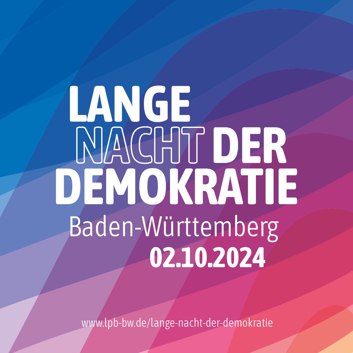 Am Vorabend des #TagderDeutschenEinheit, am 2.10., findet die #LangeNachtDerDemokratie statt. Auch unsere #Archive in #Karlsruhe, #Kornwestheim, #Ludwigsburg und #Wertheim sind dabei.

➡️ landesarchiv-bw.de/de/aktuelles/n…

#DemokratieNachtBW #DemokratieLeben #Mitmachen #GemeinsamStark