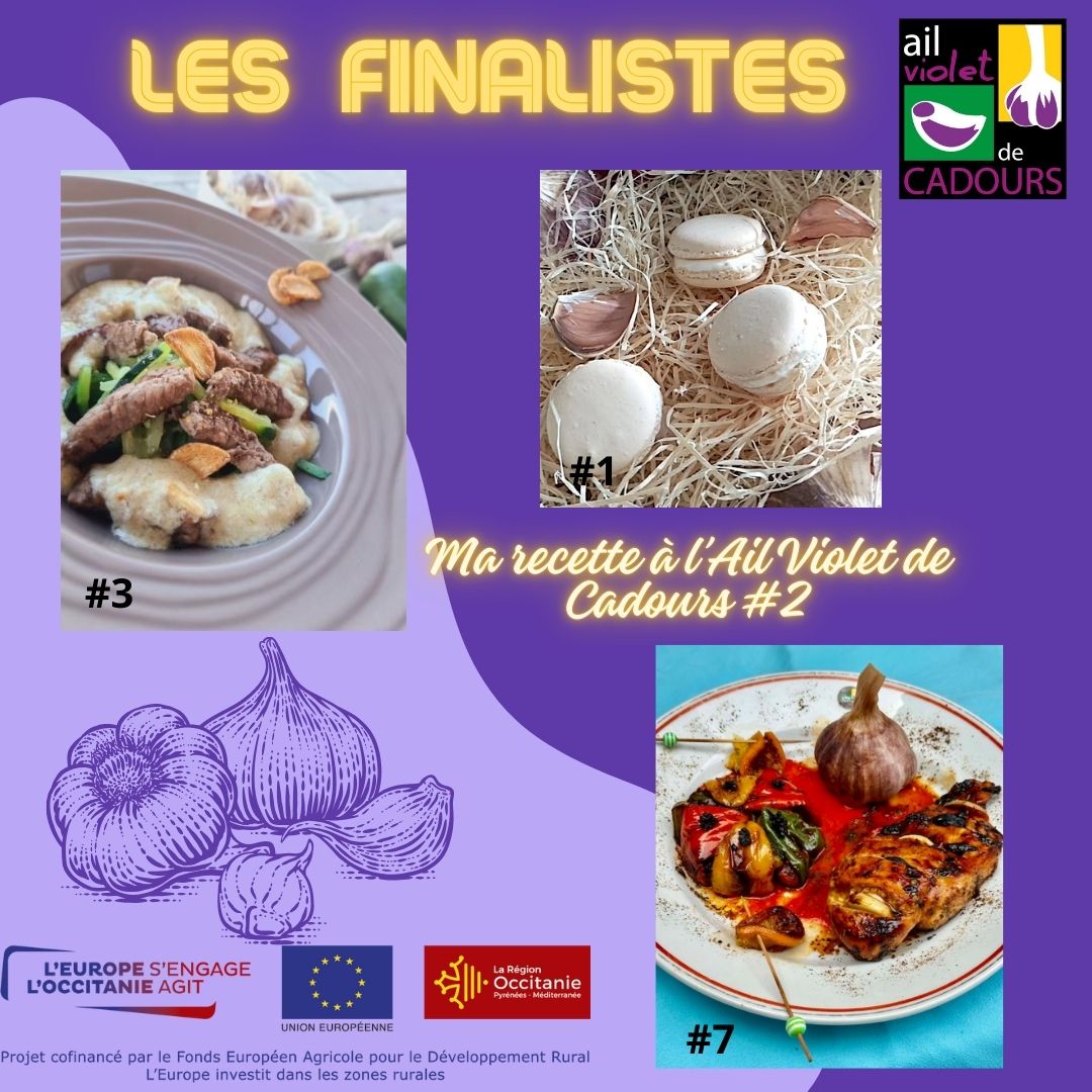 Les finalistes de notre #concours #culinaire sont maintenant connus...
Finale demain dans les #cuisines du château de Drudas!
