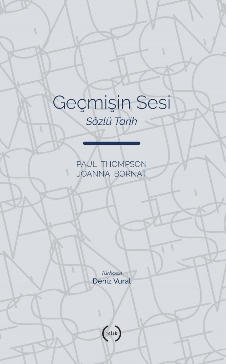 Bu eser, hem daha gerçekçi, daha dengeli bir tarih yazmak hem de okumak isteyenler için paha biçilmez bir araç.

Paul Thompson ile Joanna Bornat, sözlü tarih yönteminin geçmişini, tekniklerini aydınlatıyor.

❛Geçmişin Sesi: Sözlü Tarih❜

<a href="/islikyayinlari/">Islık Yayınları</a>
tinyurl.com/4yvcddx5