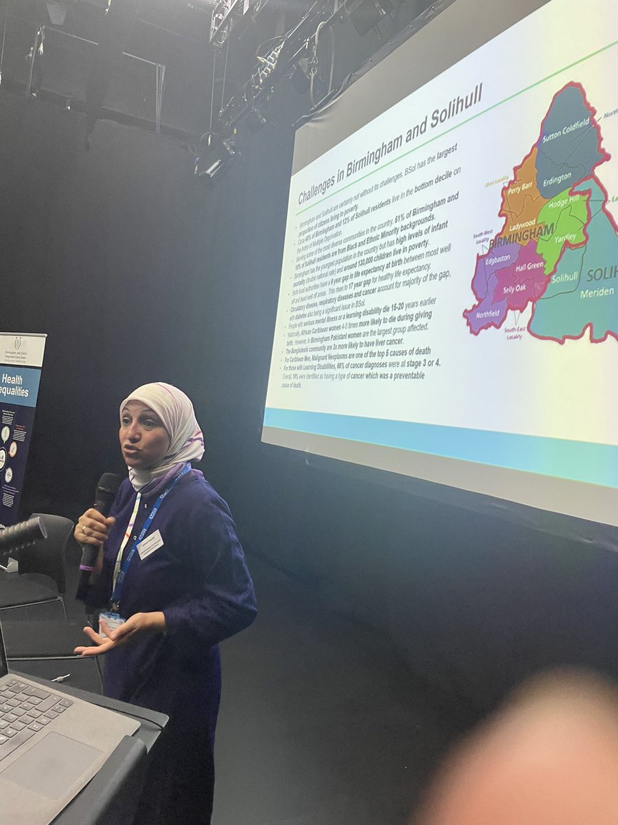 Jotolley71's tweet photo. Salma Yaqoob talks about the Health Inequality Challenge in BSOL. #BSOL_ICBCancerCare https://t.co/U6KhbSzgSi