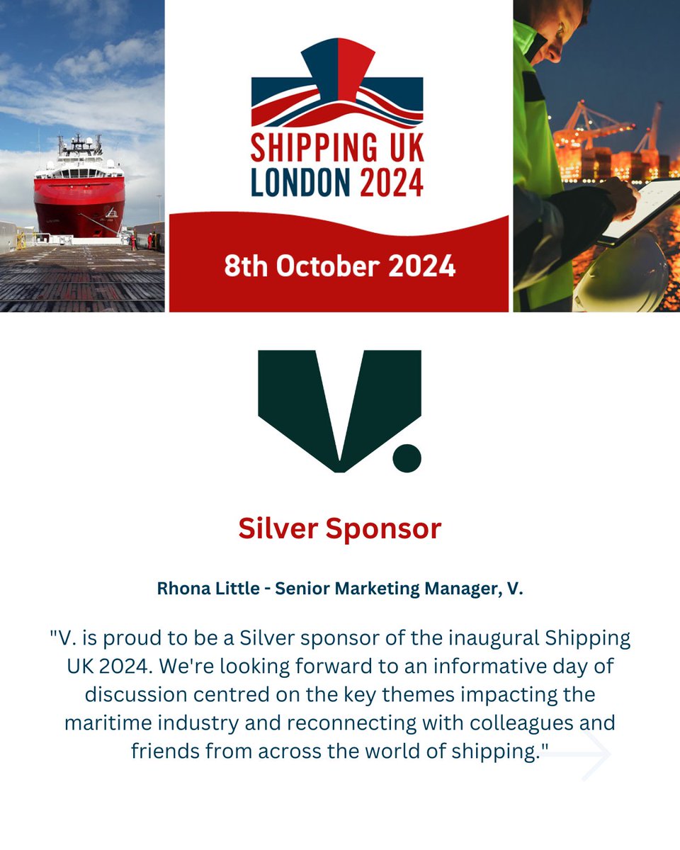 ukshipping's tweet photo. We are thrilled to announce that https://t.co/LxCnukskUa is officially supporting our #ShippingUK conference in #London on 8 October.👏
Join our conference at the @QEIICentre to explore the #shipping industry, including what the next decade will hold https://t.co/bkjoKv2qse. https://t.co/3Ug9DNimbD