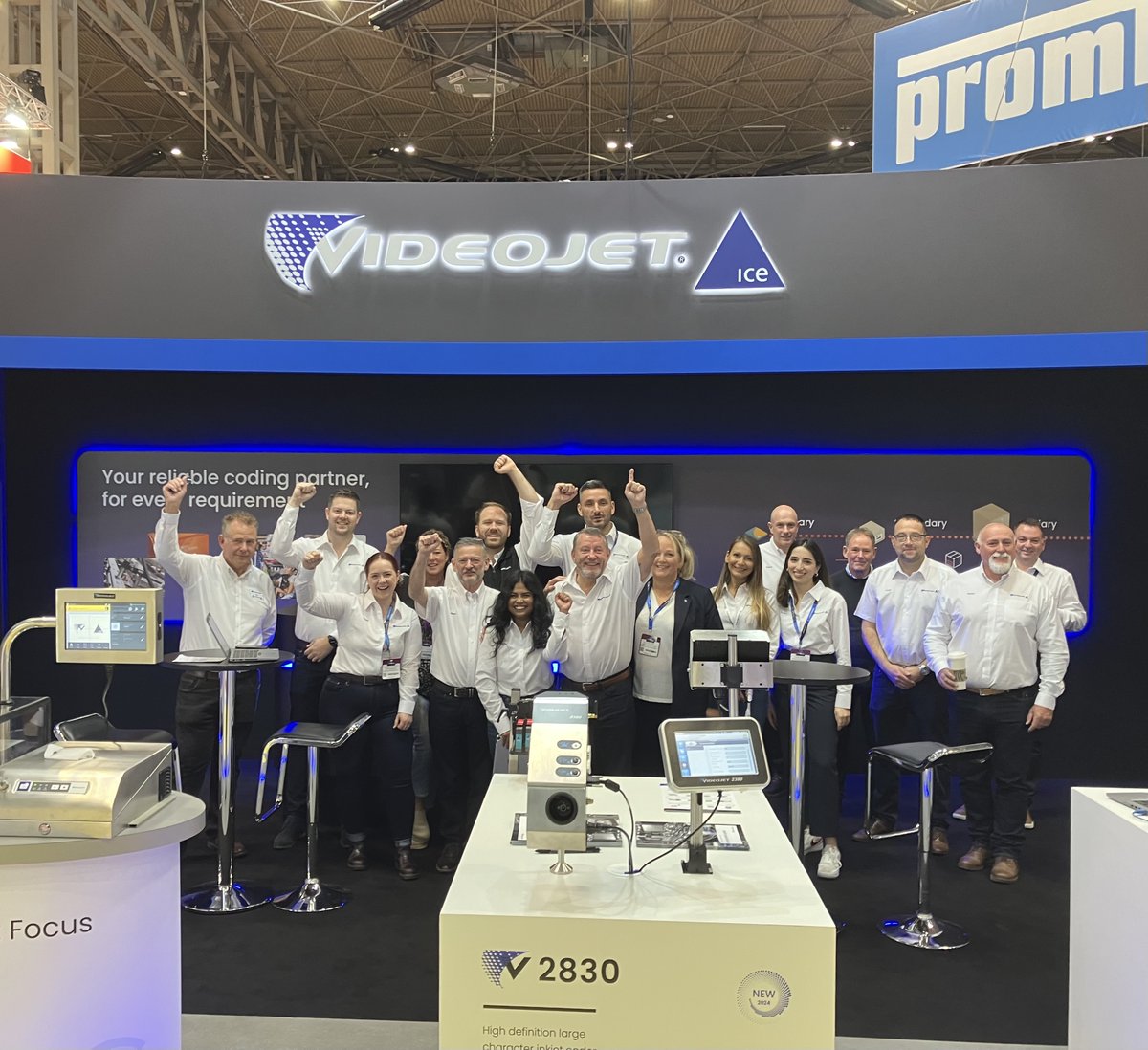We’re excited to kick-off Day 2 at PPMA! 📍 NEC, Birmingham, Stand E30. Explore our products, enjoy demos, and chat benefits with us! 🚀 Last chance tickets: ow.ly/EMhW50Tv4EZ 

#VideojetandICE #PPMA #Tradeshow #Videojet #MarkingandCoding