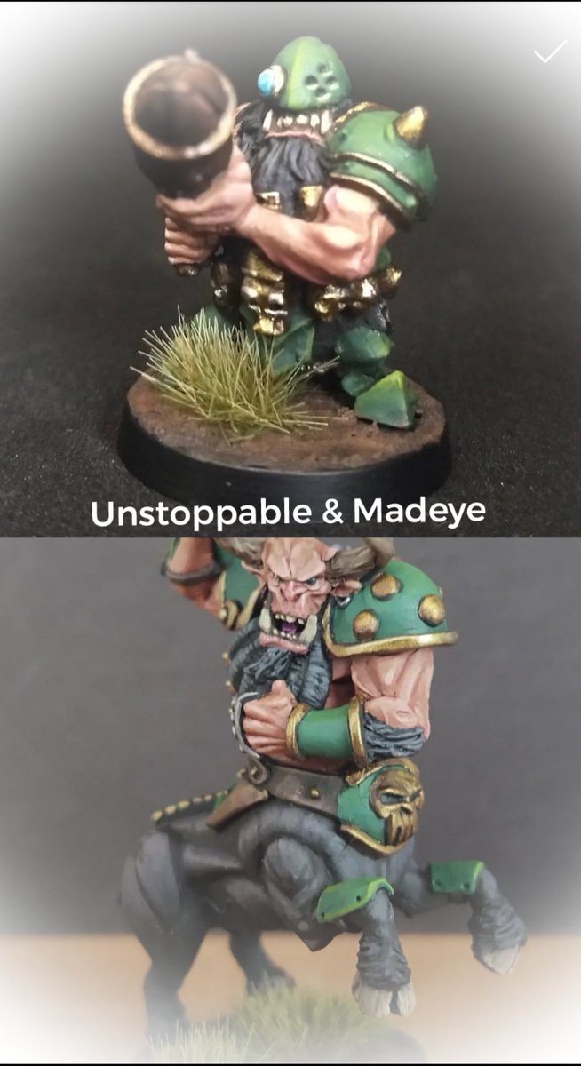 Chaos Dwarfs star players #bloodbowl #goblinguildminiatures