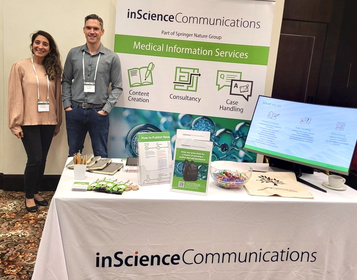 It’s the last day of the DIA Medical Information &amp; Communications Conference, so if you haven’t already met us at stand 12, pop by today to enter our prize draw for a chance of winning a Harrods Backpack!
#MedInfo24 #MedicalInformation #MedicalCommunications #Medcomms