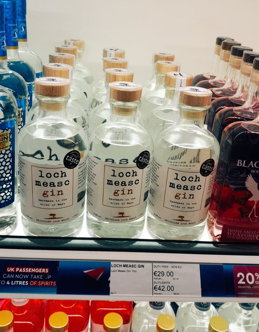 LochMeascDistillery (@lough_mask) on Twitter photo Our award winning premium Loch Measc Gin is available <a href="/DublinAirport/">Dublin Airport</a> <a href="/ShannonAirport/">Shannon Airport</a> & <a href="/Irelandwest/">Ireland West Airport</a> , the perfect duty free gift. A juniper led gin distilled in the West of Ireland using locally forged botanicals ๐ธโ๏ธ
#fuchsia #elderflower #honeysuckle
#wildatlanticway #Mayo Our award winning premium Loch Measc Gin is available <a href="/DublinAirport/">Dublin Airport</a> <a href="/ShannonAirport/">Shannon Airport</a> & <a href="/Irelandwest/">Ireland West Airport</a> , the perfect duty free gift. A juniper led gin distilled in the West of Ireland using locally forged botanicals ๐ธโ๏ธ
#fuchsia #elderflower #honeysuckle
#wildatlanticway #Mayo