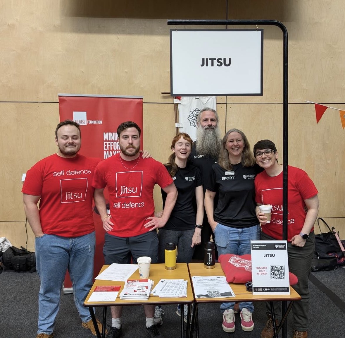 PolyJitsu's tweet image. Sports fair 2024 is in full swing at @NorthUniSport Sport Central today. 
Come along and say hi.