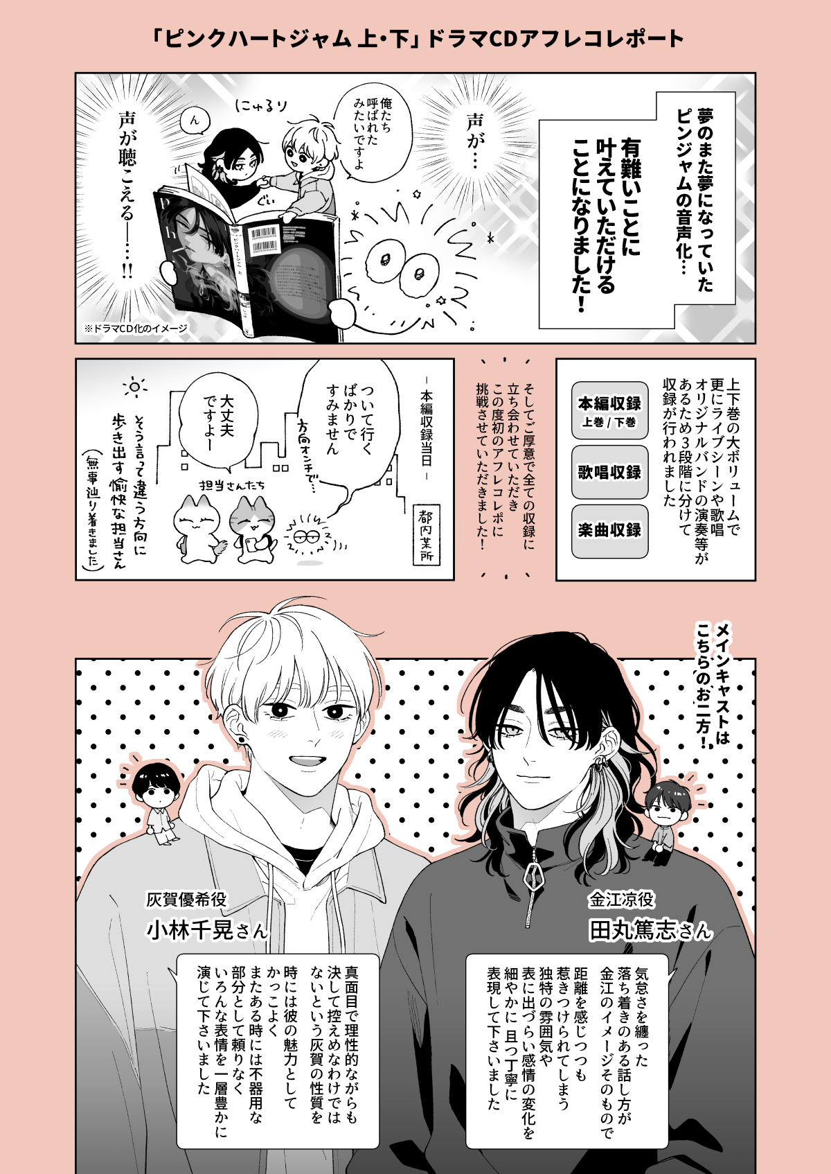 ピンクハートジャム ドラマCD 特典付き ドラマCD】BLCDコレクション「ピンクハートジャム beat 1