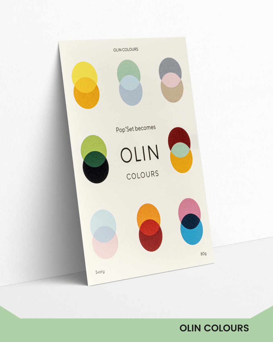 Antalis_UK's tweet image. With 26 stunning shades to choose from, Olin Colours papers offer a vibrant palette that brings any project to life! From subtle pastels to bold hues, there's a colour to match every creative vision. 🌈

Order your inspiration pack now: ow.ly/CsYV50Tv5AI

#creativepapers
