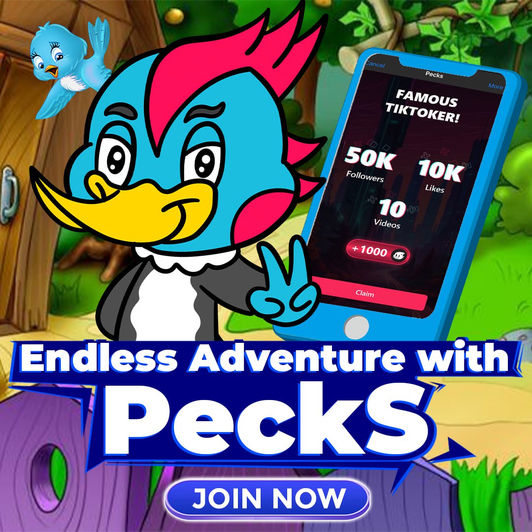 Endless Adventure with PeckS 🐤🌞 

✅ Have you ever wondered how strong your presence is on X?   

👉 Find out now and unlock your $PeckS rewards! Join the fun and check your status today. Ready to dive into the adventure? 

🚀 Let’s welcome the PeckS community 🪵 to join the