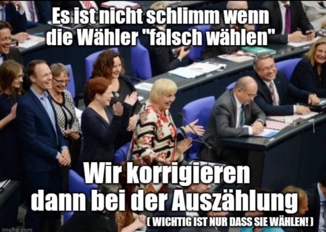 vegas542003's tweet image. #Brandenburgwahl2024 #Wahlbetrug 
Falls das Ergebnis nicht stimmt wird es korrigiert.
Thüringen 2019
Sachsen 2024
#Softwarefehler 
Die Brandmauer ist der beste Beweis dafür, dass die Altparteien gesichert demokratie- und verfassungsfeindlich sind
#DeshalbAfD