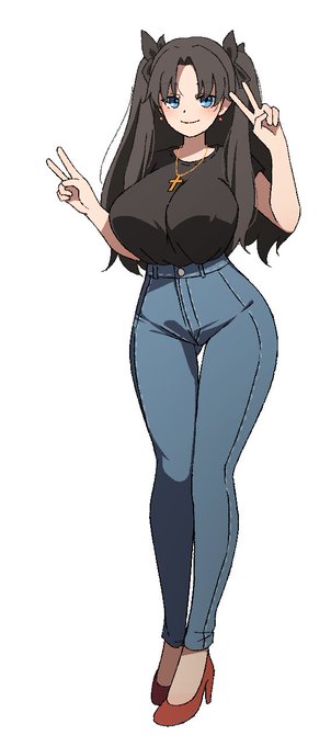 撮った写真に遠坂召喚したいときにお使いください。めっちゃ画質悪いけど 