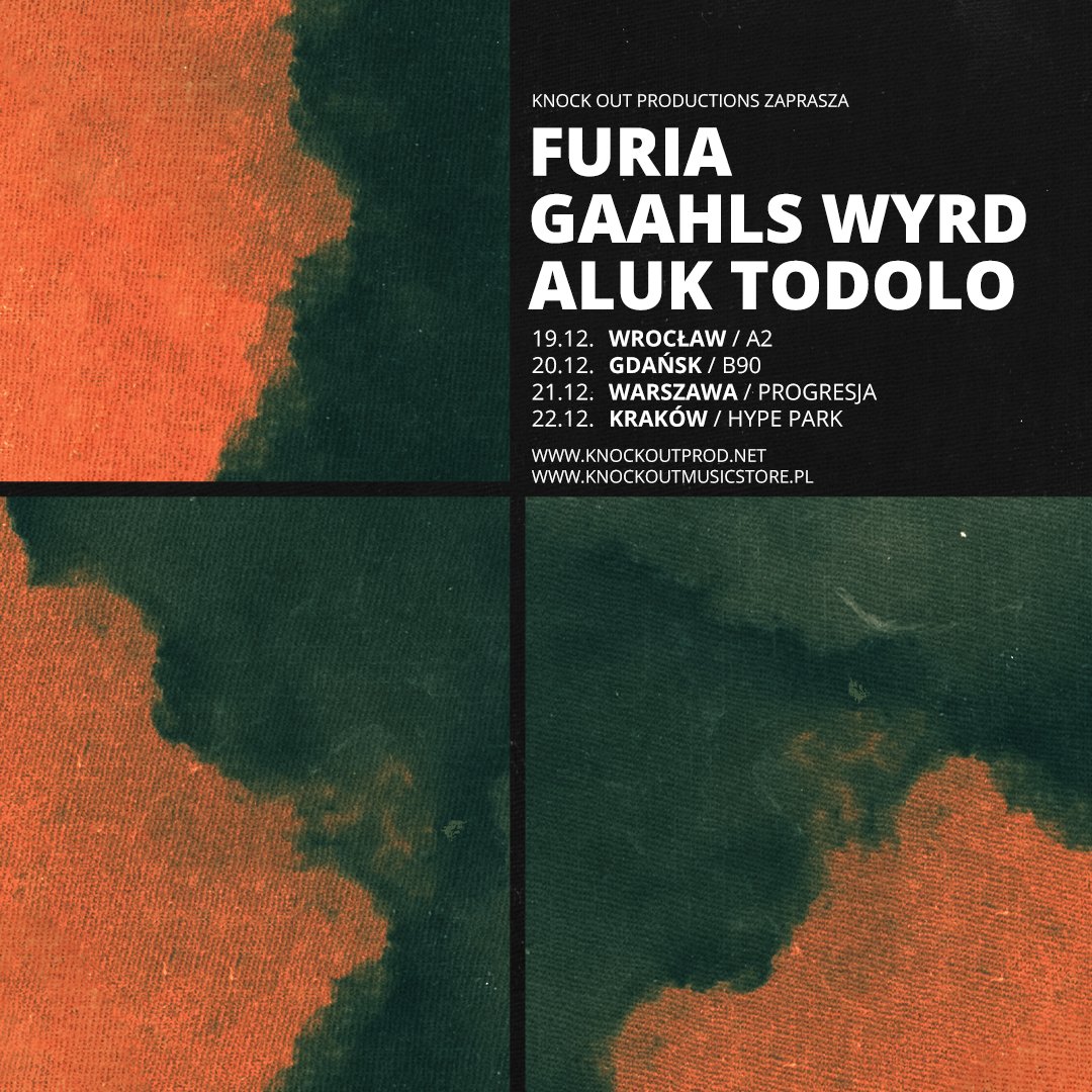3nationPR's tweet photo. 🔥FURIA to embark on a 4-date Polish tour with Gaahls Wyrd &amp; Aluk Todolo 🔥

Furia will return to the stage this December with four shows in Poland starting on 19 December in Wrocław and culminating on 22 December in Kraków. 

https://t.co/QMMIdwQRzN https://t.co/xmnwObiUpO