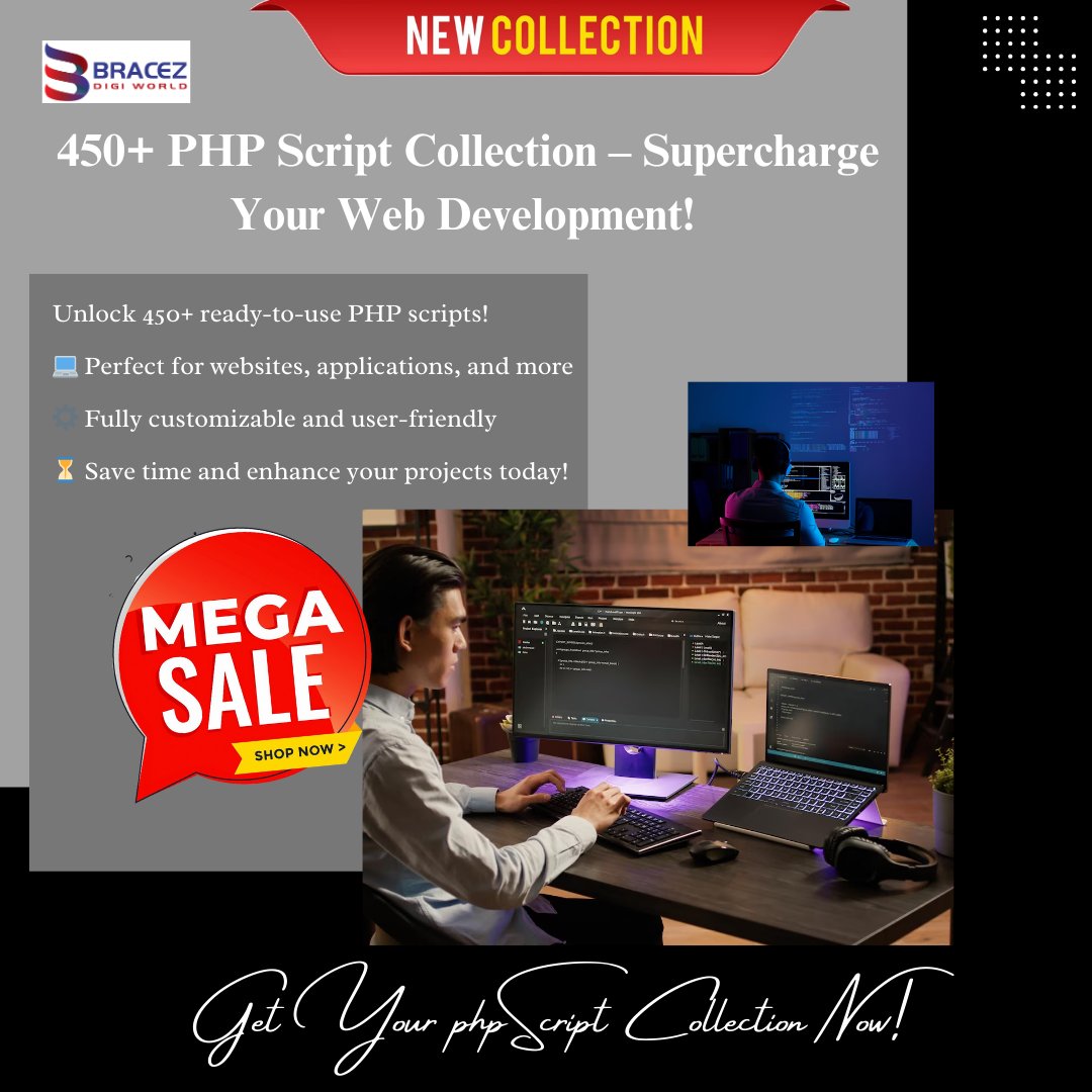 IBracez's tweet image. Shop now: superprofile.bio/vp/66d836e258b…
Supercharge your development today! 🚀#PHPScripts #WebDevelopment #Coding"