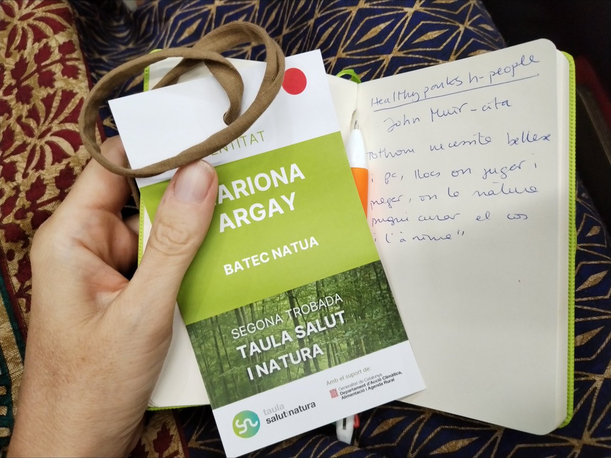 Avui represento BatecNatura.cat a trobada de la Taula de Salut i Natura, a Girona. Dia de connexions, coneixences i teixir sinergies i projectes comuns 🌱🙌💚
#tauplladesalutinatura #taulasalutinatura