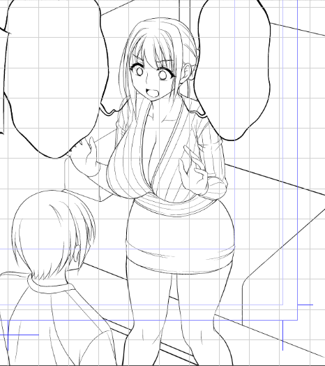 線画までできた、、。 