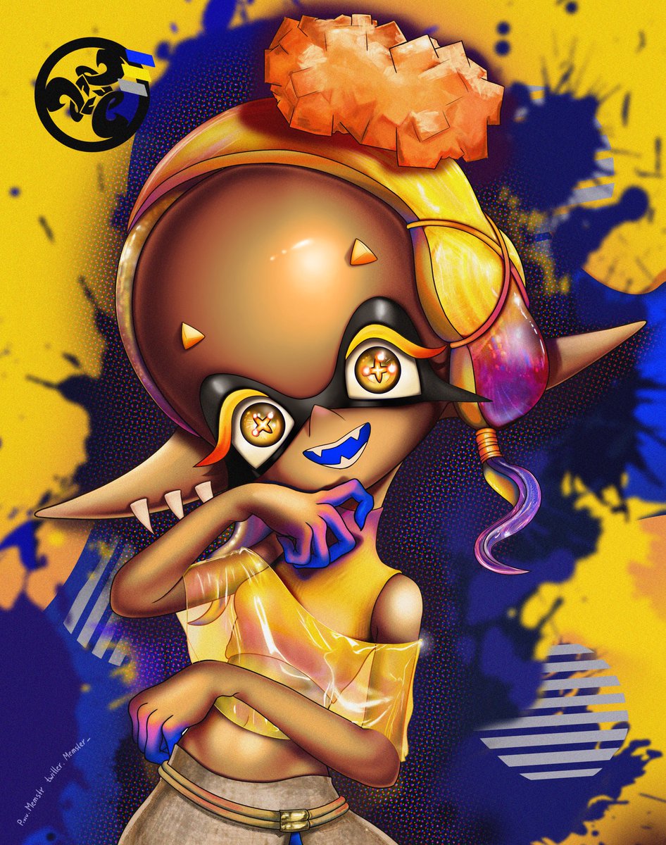 Memster_'s tweet photo. #splatoon #nintendo #nintendoswitch #art #deepcut #splatoonart #splatoonfanart #fanart #splatfest #frye #スプラトゥーン3 https://t.co/k6ILaevA7B