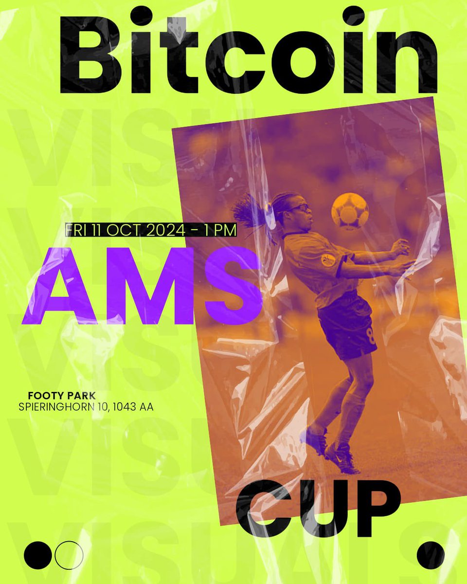 Coach Carbon (@josiascarbon) on Twitter photo In October 2024 we’re doing it again at <a href="/BitcoinConfEUR/">Bitcoin Amsterdam</a> with <a href="/TheBitcoinCup/">The Bitcoin Cup</a> AMS ⚽️🏆🇳🇱🧡 In October 2024 we’re doing it again at <a href="/BitcoinConfEUR/">Bitcoin Amsterdam</a> with <a href="/TheBitcoinCup/">The Bitcoin Cup</a> AMS ⚽️🏆🇳🇱🧡