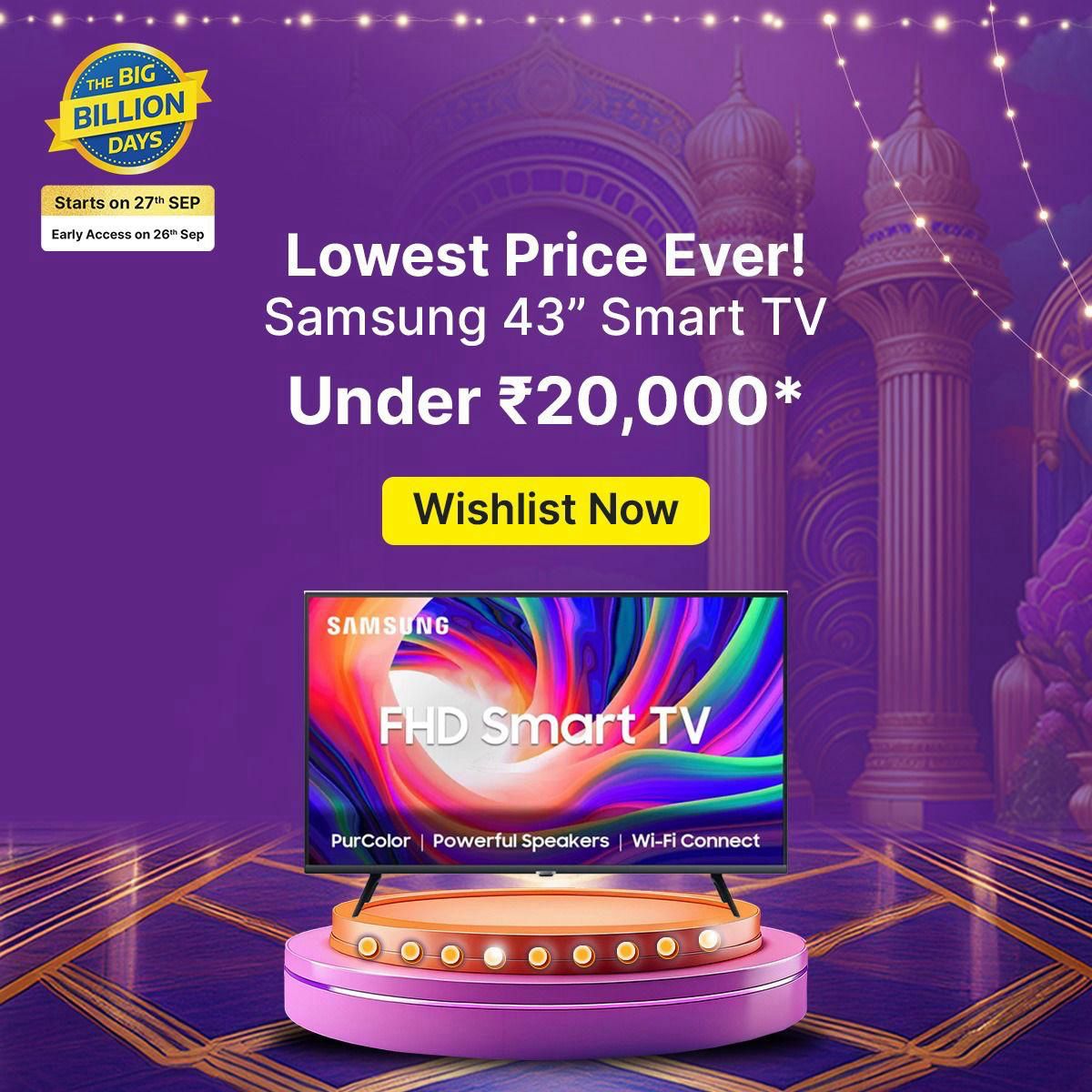 Incredible quality, unbeatable price! Grab the deal before it's gone!
Samsung43 Under20k Flipkart
