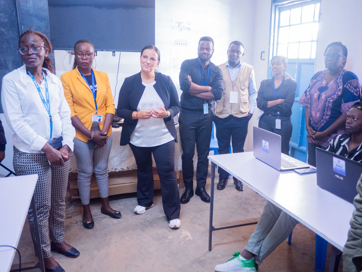 It was an interesting and heartwarming experience for our students at UMoja Refugee Creative as they got the golden chance to interact with The Head of Partnership - UNHCR from the HQ Madam Francesca alongside her UNHCR KENYA colleagues who visited URC. We are grateful.