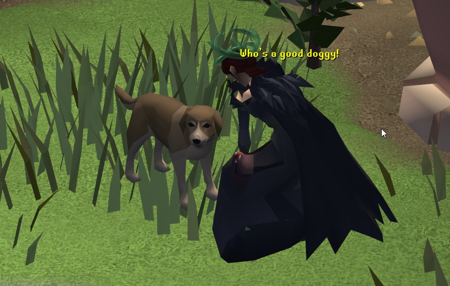 They have started making dogs in OSRS even cuter. They have the technology. This changes everything.