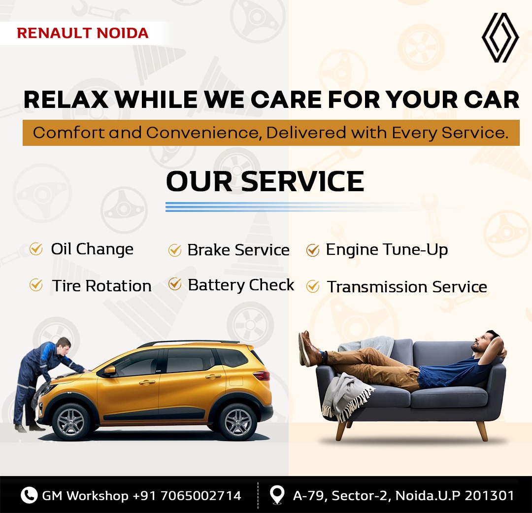 RenaultNoida's tweet photo. ✨ Top-Notch Service, Total Peace of Mind!🚗
Relax while we take care of your Renault with expert service and unbeatable convenience. From routine maintenance to detailed check-ups, your car is in the best hands at #RenaultNoida workshop.
.
👉 For enquiries, Call : 07065002714 https://t.co/i2sJFF6KdM