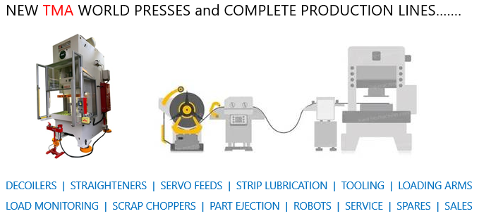 LtdTma's tweet photo. If you are looking for a new press or complete production line and would like to view a press, would like a quote or BROCHURE PACK please contact us.
Please visit our website - https://t.co/nU0UcF62V9 https://t.co/GTesMn2Xm6