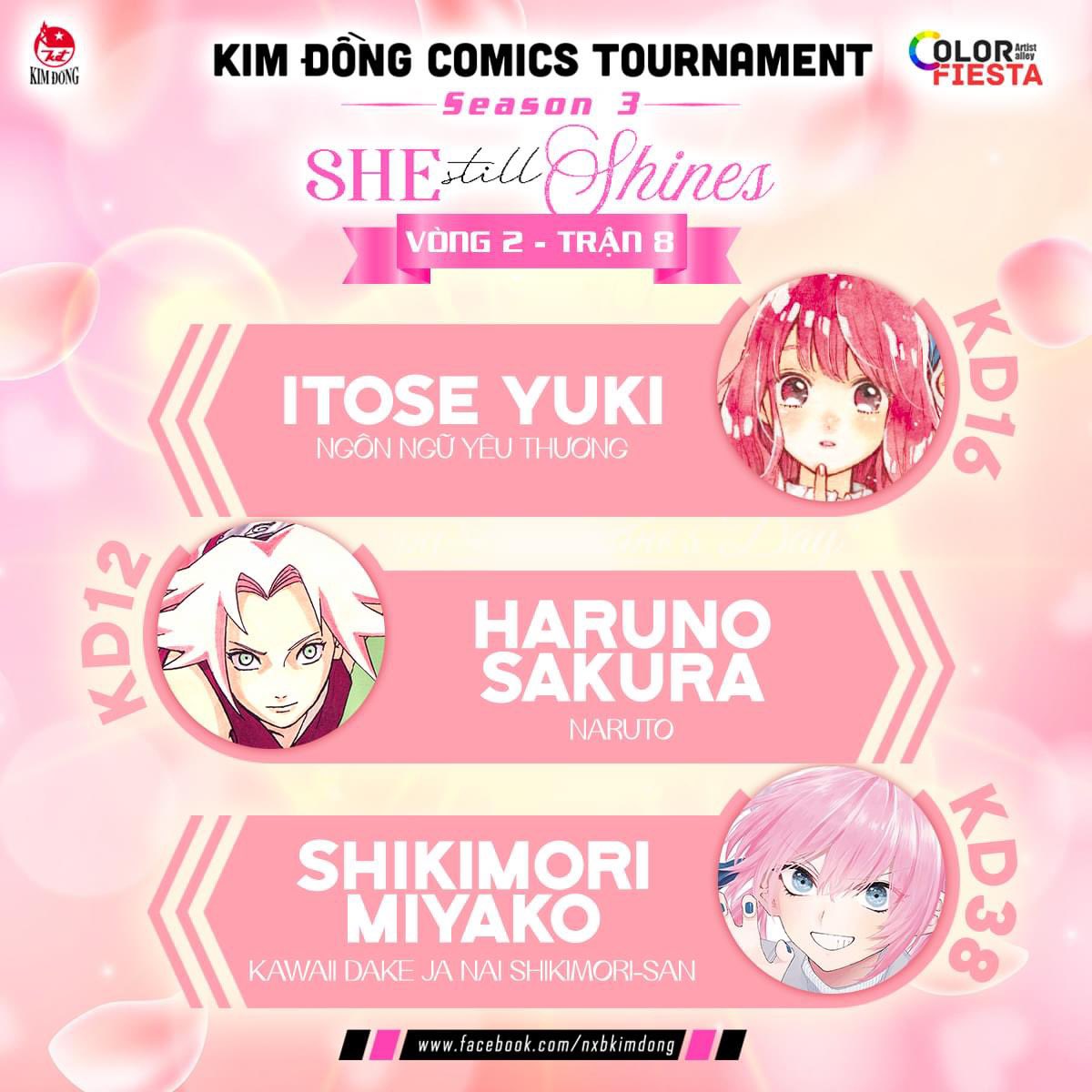 SAKURA FANARTISTS, we need your help in the upcoming POPULARITY POLL by Vietnamese publisher. Please submit one of your Haruno Sakura fanarts in this google form: forms.gle/wpF2dQ4DJQqcSu…
Submission time: 20:00 September 27 to 09:00 September 28 (Vietnam Standard Time)