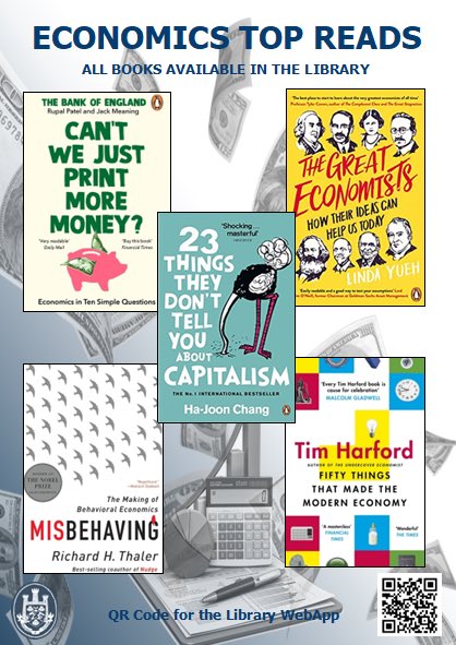 THSbookworm's tweet image. More #topreads @thomashardye 
For business and economics students at @THSsixthform 
Check them out from the Library today.
#widerreading