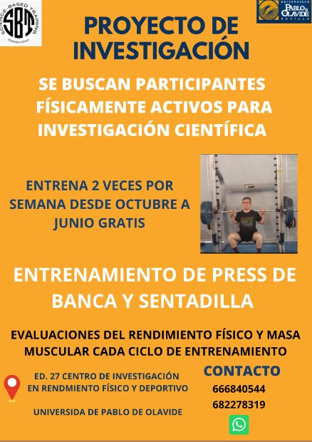 javier merino perez (@javi23merino) on Twitter photo ➡️ Buscamos participantes físicamente activos para un nuevo Proyecto de Investigación.
⭐ 2 sesiones por semana en horario flexible y adaptado a cada participante.
Para más información no dudes en contactar🚀 <a href="/pablodeolavide/">Pablo de Olavide</a> <a href="/postgradoUPO/">postgradoUPO</a> <a href="/CEUPO/">CEUPO</a> <a href="/fparejablanco/">Fernando Pareja</a> <a href="/pjcornejodaza/">Pedro Jesús Cornejo Daza</a> ➡️ Buscamos participantes físicamente activos para un nuevo Proyecto de Investigación.
⭐ 2 sesiones por semana en horario flexible y adaptado a cada participante.
Para más información no dudes en contactar🚀 <a href="/pablodeolavide/">Pablo de Olavide</a> <a href="/postgradoUPO/">postgradoUPO</a> <a href="/CEUPO/">CEUPO</a> <a href="/fparejablanco/">Fernando Pareja</a> <a href="/pjcornejodaza/">Pedro Jesús Cornejo Daza</a>
