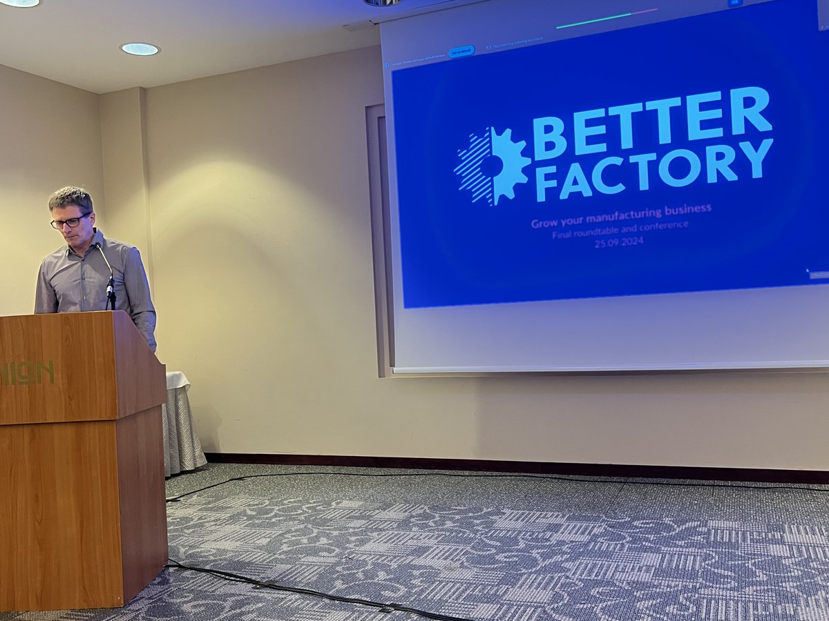 🌟 Participation in the Final Meeting of the Better Factory Project in 
📍 Ljubljana, Slovenia on 25 September! 📆 🌟 
👏 We are pleased to announce that ICT Cluster, in collaboration with other esteemed partners of the Better Factory project.
#BetterFactory #Project #FinalEvent