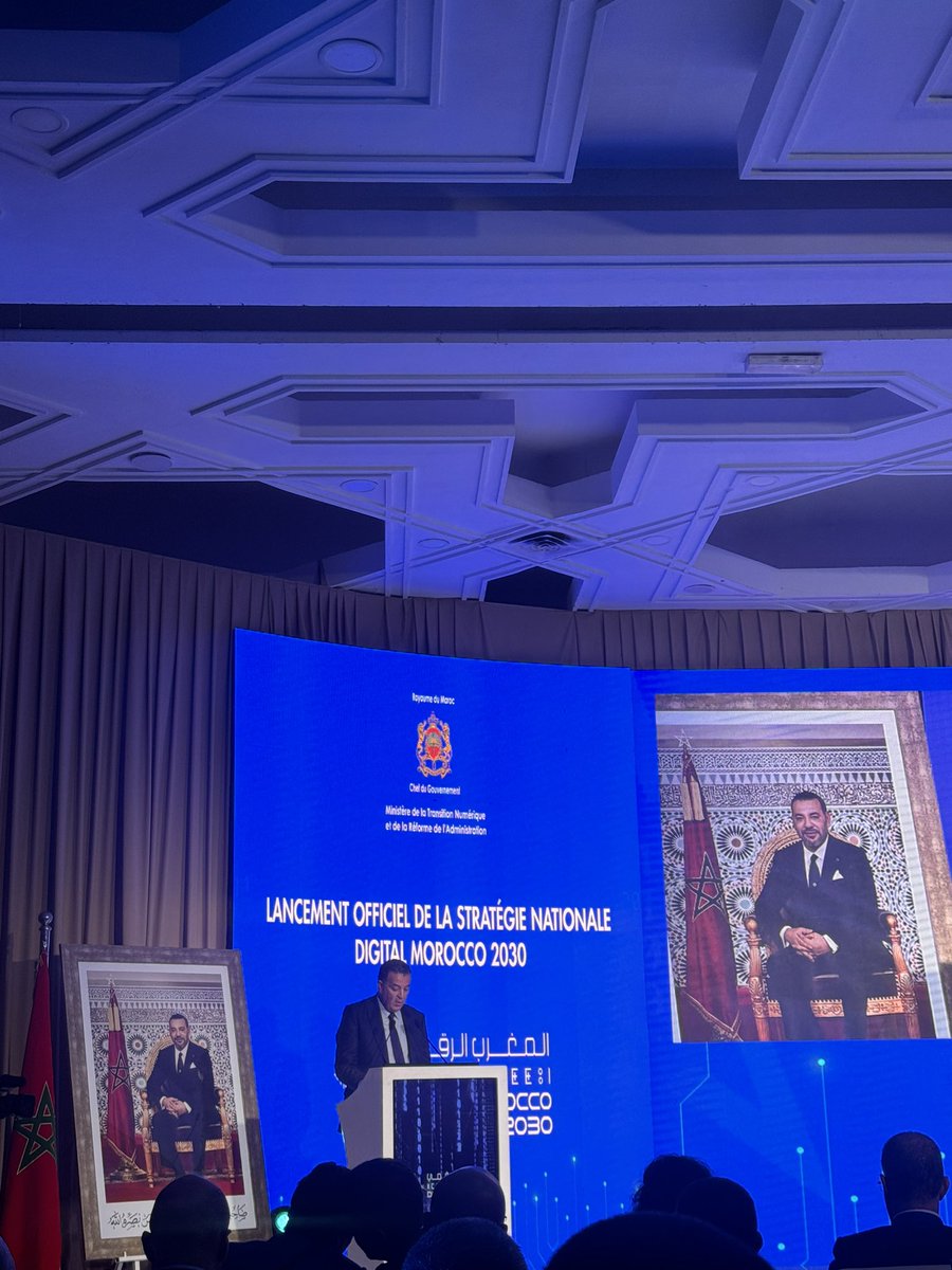 “L’approche participative adoptée pour la mise en place de #MarocDigital2030 a permis au secteur privé de partager sa vision &amp; ses recommandations. Le résultat aujourd’hui est une feuille de route qui répond aux besoins réels des citoyens et du tissu économique”<a href="/AljChakib/">Chakib ALJ</a>