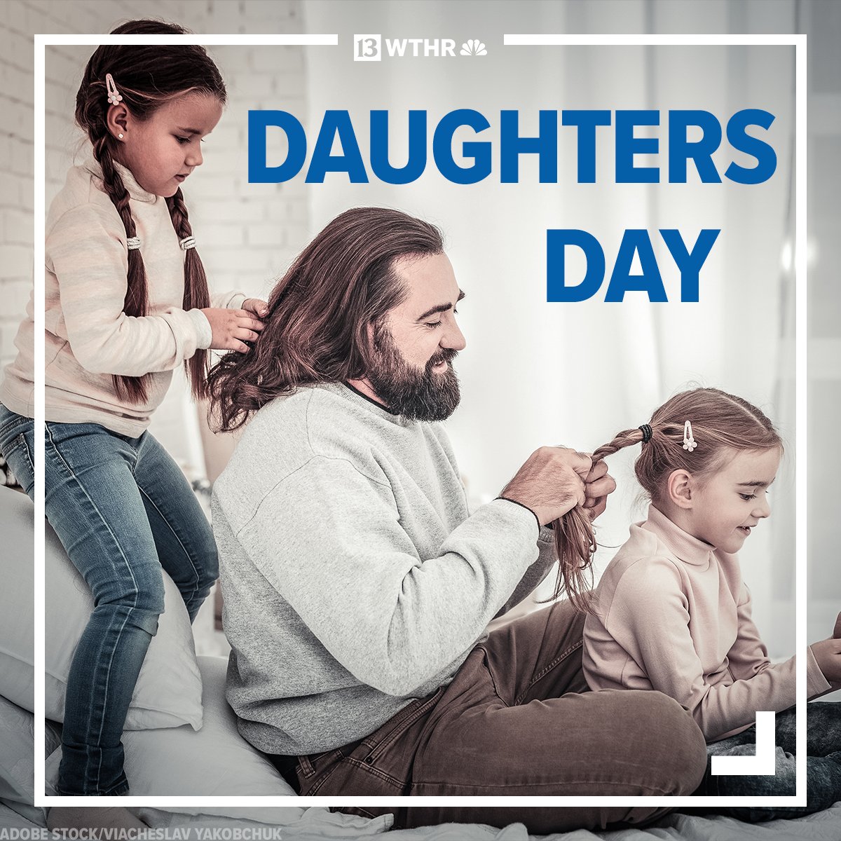WTHRcom's tweet photo. Sept. 25 is National Daughters Day! Today, we celebrate and cherish daughters who bring so much love and light into our lives.
๐ธ Adobe Stock/Viacheslav Yakobchuk https://t.co/ACUGi11PLZ