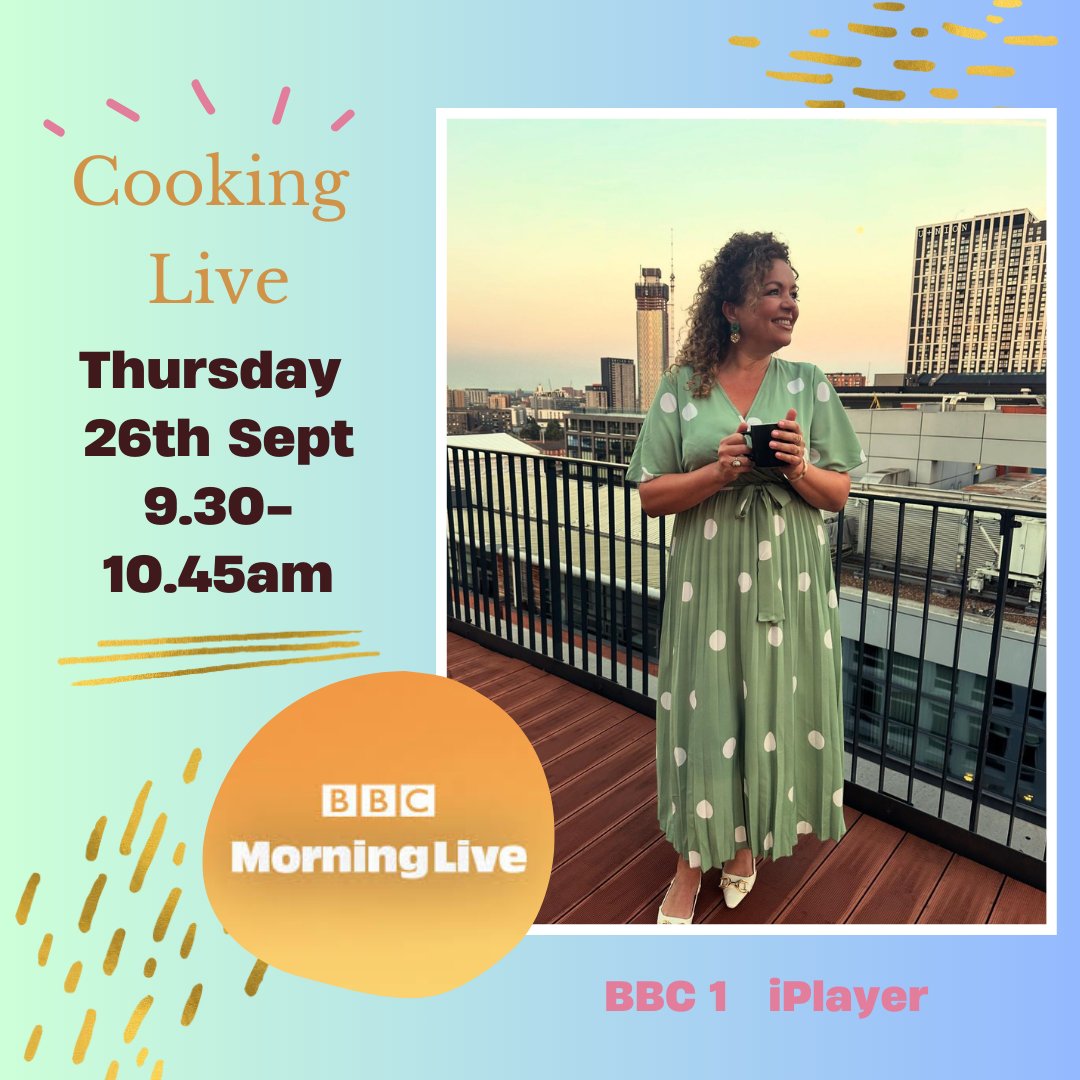 YvonneCobbYumma's tweet photo. Join me on @bbcmorninglive tomorrow (Thursday) 26th September, 9.30am - 10.45am. Where I will be sharing my gluten free recipes and hacks!
See you then! BBC1 or catch up on Iplayer.
#deafpresenter #deafcook #deafrolemodel #BSL #glutenfreehacks #glutenfreerecipes #glutenfree https://t.co/dcvTnfFRkm