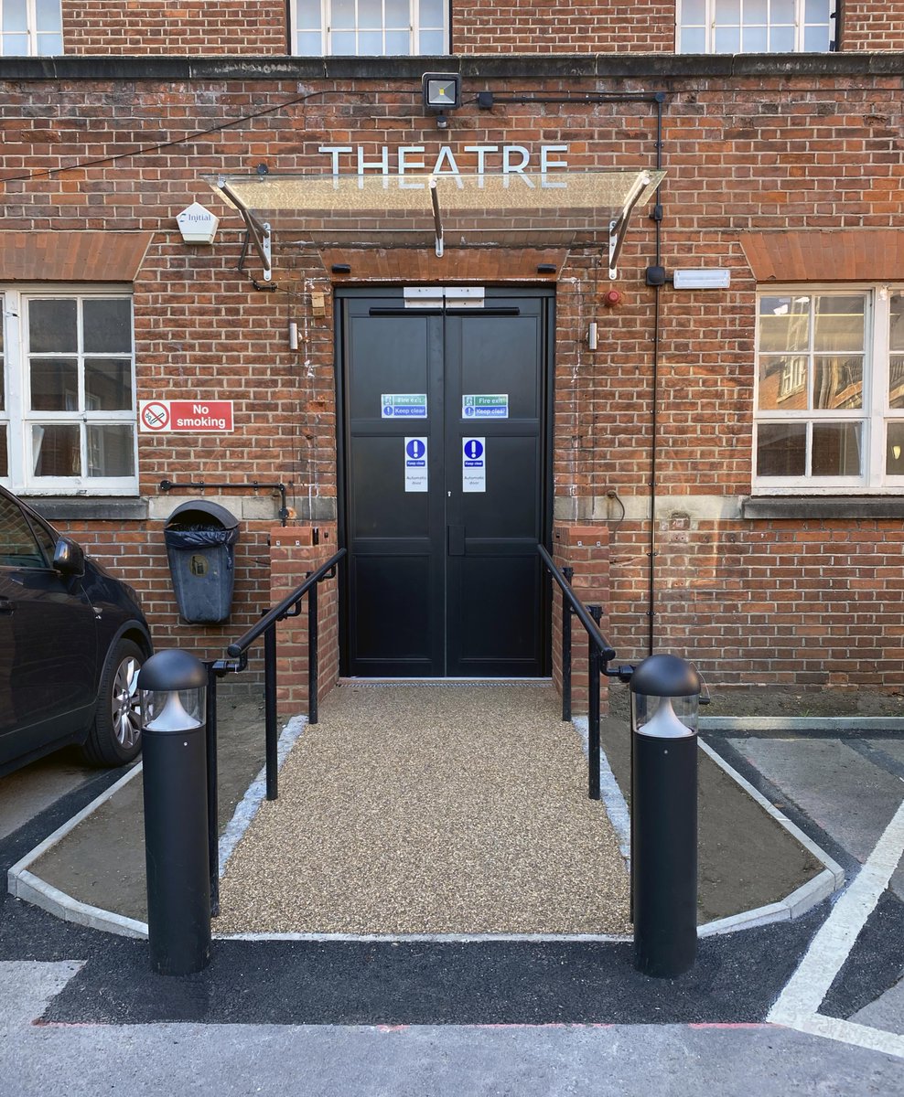 BlakedownLandsc's tweet photo. The Blakedown Team has been carrying out access and aesthetic enhancements at the Grade II listed @VHSchool. The work involved upgrading  key entrances, using materials that reflect the original red brick &amp; sandstone materials of the building.
@dda_engineers @HuntleyCT 
#southall https://t.co/L6APFzT7tq
