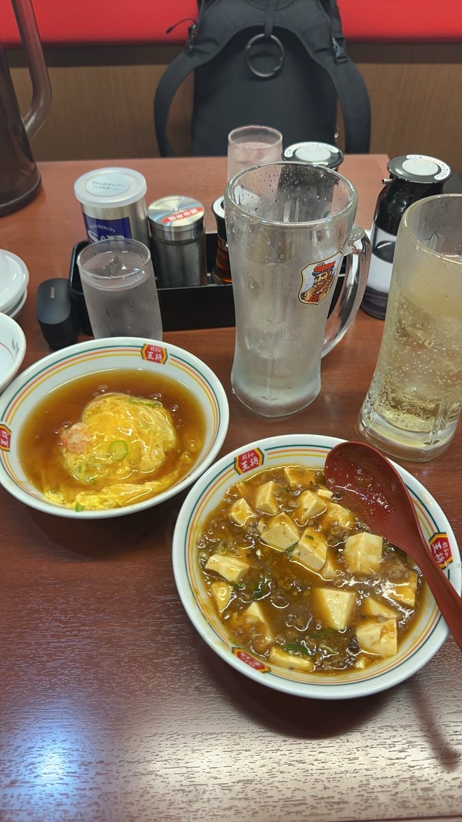 sauna163's tweet photo. 王将でジャストサイズ責め、ハイボール氷少なめで晩酌する幸せ https://t.co/JqxKDGtJmm