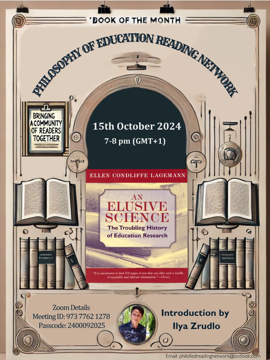 Philosophy of Education Reading Network tweet media