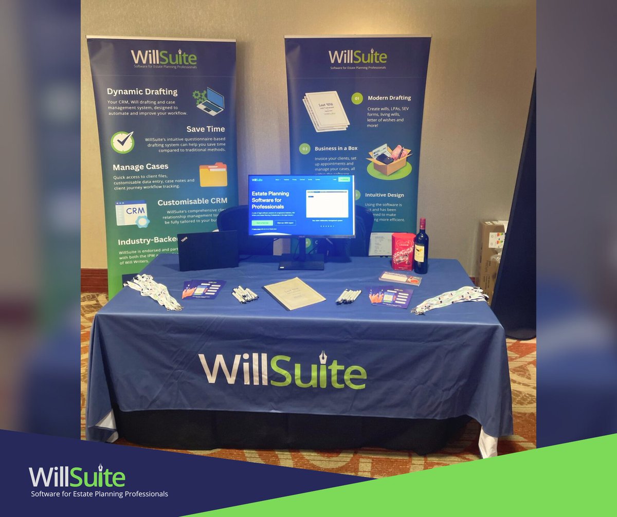 Fantastic day at the <a href="/solicitorsgroup/">The Solicitors Group</a> in Cardiff yesterday! 👏 This October <a href="/WillSuite/">WillSuite</a> and @LEAP Estates are going to be at events up and down the country talking all about amazing legal software, AI and how we can make your firm more efficient! Stay tuned for more. #LAW2024