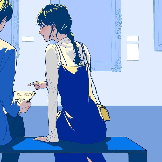 #とびきりのブルーを魅せて下さいお仕事絵から池田泉州銀行さまの大学生向けLP用イラスト銀行のロゴに合わせてブルーをメインとし、2〜4枚目の各曜日カットイラストは週末に向けて濃いブルーになっていくようにしましたサイトのデザインも合わせて可愛く仕上げていただきました! 
