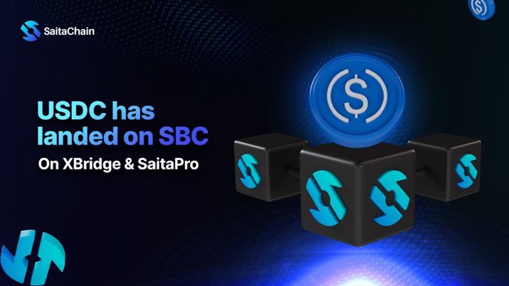 NikhilOnChain's tweet image. #USDC is live now on the #SaitaChain Blockchain on #SaitaPro &amp;amp; #XBridge ⛓️🔥 

Currently you can transfer your USDC from #BNB to SBC, Trading will go live soon📈

 #SBC #Crypto #Blockchain #BNB #ETH #SaitaChainCoin #STC #TON $TON