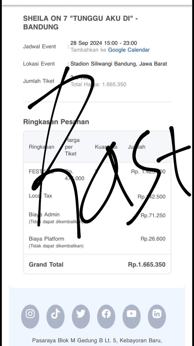 BrayyRasitt's tweet photo. WTS TIKET SHEILA ON 7 TUNGGU AKU DI BANDUNG FESTIVAL 3TIX YANG MINAT BOLEH DMM KAK!!!! https://t.co/xRGSZrNsBq