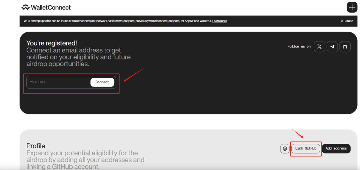 大毛至简？动动手指就有空投？先登记再说！！！
<a href="/WalletConnect/">WalletConnect</a> 发空投啦！！！

🌟WalletConnect是一个开源协议，旨在确保钱包与去中心化应用（dApps）之间的安全通信

⏰登记时间：9 月 24 日至 10 月 18 日