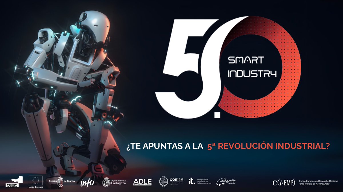 🚀 ¿Estás listo para sumarte a la 5ª Revolución Industrial?

👉🏻 Lanzamos  Smart I5.0, una iniciativa revolucionaria que tiene como objetivo capacitar y fomentar el #emprendimiento en el marco de la Industria5.0. 

➡️ Más Información e inscripciones: smarti50.ceeic.com