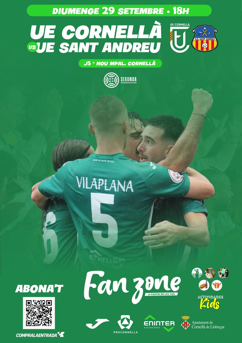 UE Cornellà 💚 tweet media